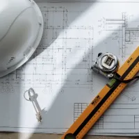 Construction blueprints.