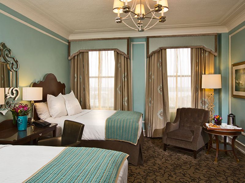 Peabody Hotel Double Bedroom